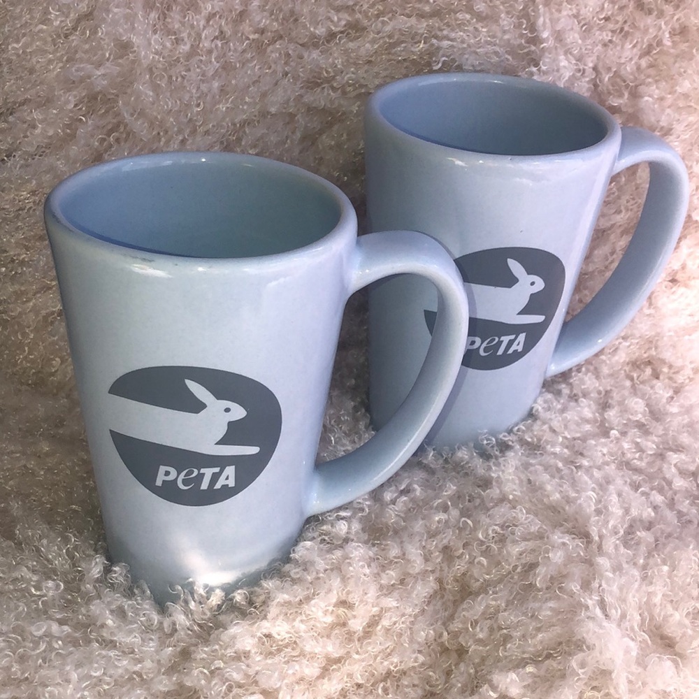 PETA mugs. Made in the USA.